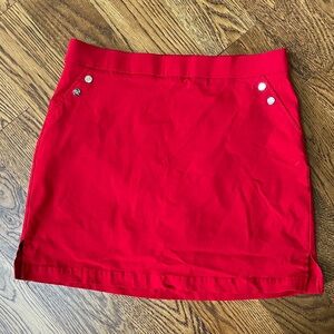 Rafaella Red Women's Skirt Skort size Small